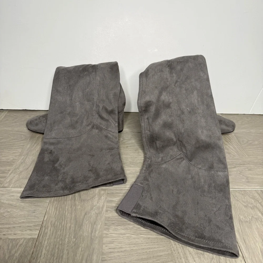 Marc Fisher Charlote Gray Over The Knee Boot 6 1/2 M